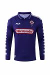 Retro 98/99 Fiorentina Home Long Sleeve - Image 3