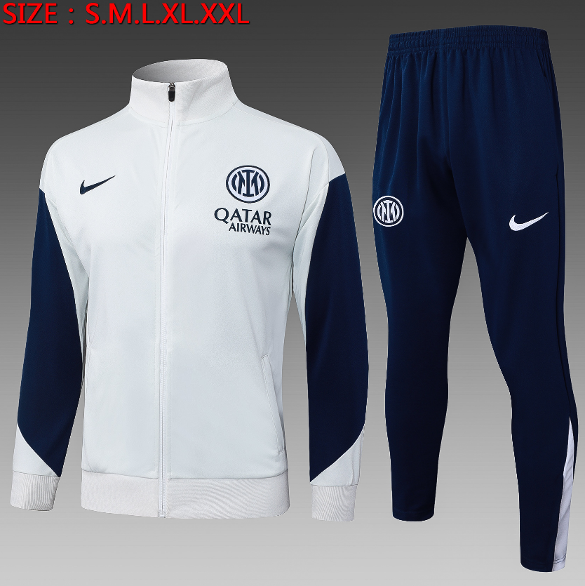 25/26 Inter Milan White Jackets sets - Image 1