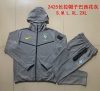 24/25 Brazil Gray Hooded Jacket Sets - Image 2