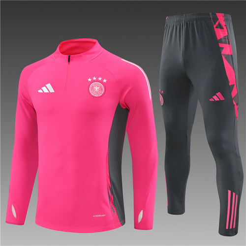 24/25 Germany pink half zip Tracksuit - Image 1