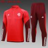 24/25 Brazil Internacional red half zip Tracksuit