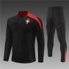 24/25 Portugal Black half zip Tracksuit - Image 4