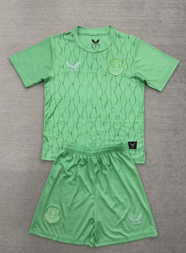 kids Kits 25/26 Everton Green Goalkeeper - Image 1