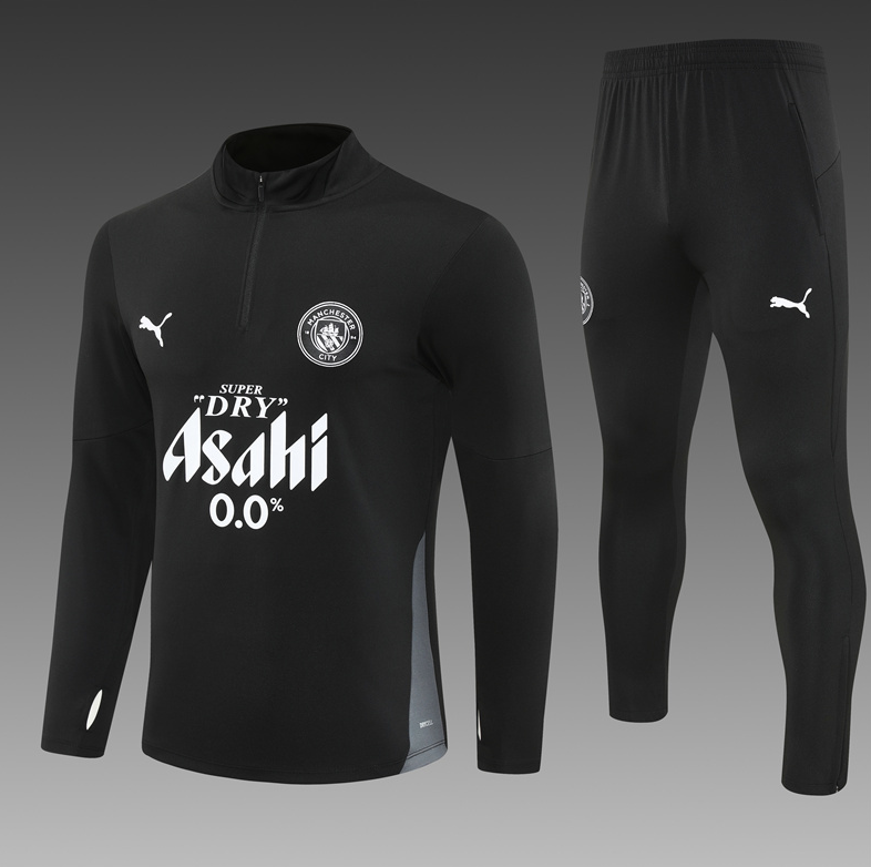 25/26 Half Manchester City black Tracksuit - Image 1