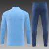 24/25 Manchester City Light Blue half zip Tracksuit Steel stamp - Image 2