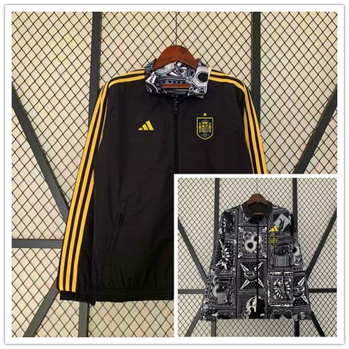 24/25 Spain color print double-sided Windbreaker - Image 1