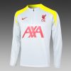 24/25 Liverpool half zip tracksuit light grey - Image 2