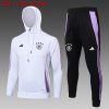24/25 Germany white half zip Hooded Jacket - Image 14