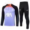 24/25 Liverpool half zip tracksuit light purple - Image 3