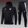 24/25 Germany black half zip Hooded Jacket - Image 11
