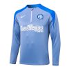 24/25 Inter Milan grey color blue half zip Tracksuit - Image 4