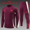 24/25 Bayern Munchen Jujube red kid half zip Tracksuit - Image 2