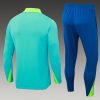 24/25 Brazil light green half zip tracksuit - Image 13