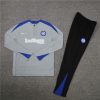 24/25 Inter Milan Light gray half zip Tracksuit - Image 15