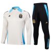24/25 Argentina Beige half zip Tracksuit - Image 9