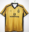 Retro 01/02 Manchester United Double sided Centenary Edition Gold
