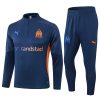 24/25 Marseille royal blue half zip tracksuit - Image 7