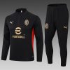 24/25 Ac Milan black half zip Tracksuit - Image 12