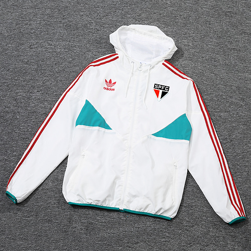 24/25 Sao Paulo white Windbreaker - Image 1