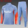 24/25 Cruzeiro grey half zip Tracksuit - Image 17