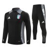 24/25 Italy half zip Tracksuit black - Image 7