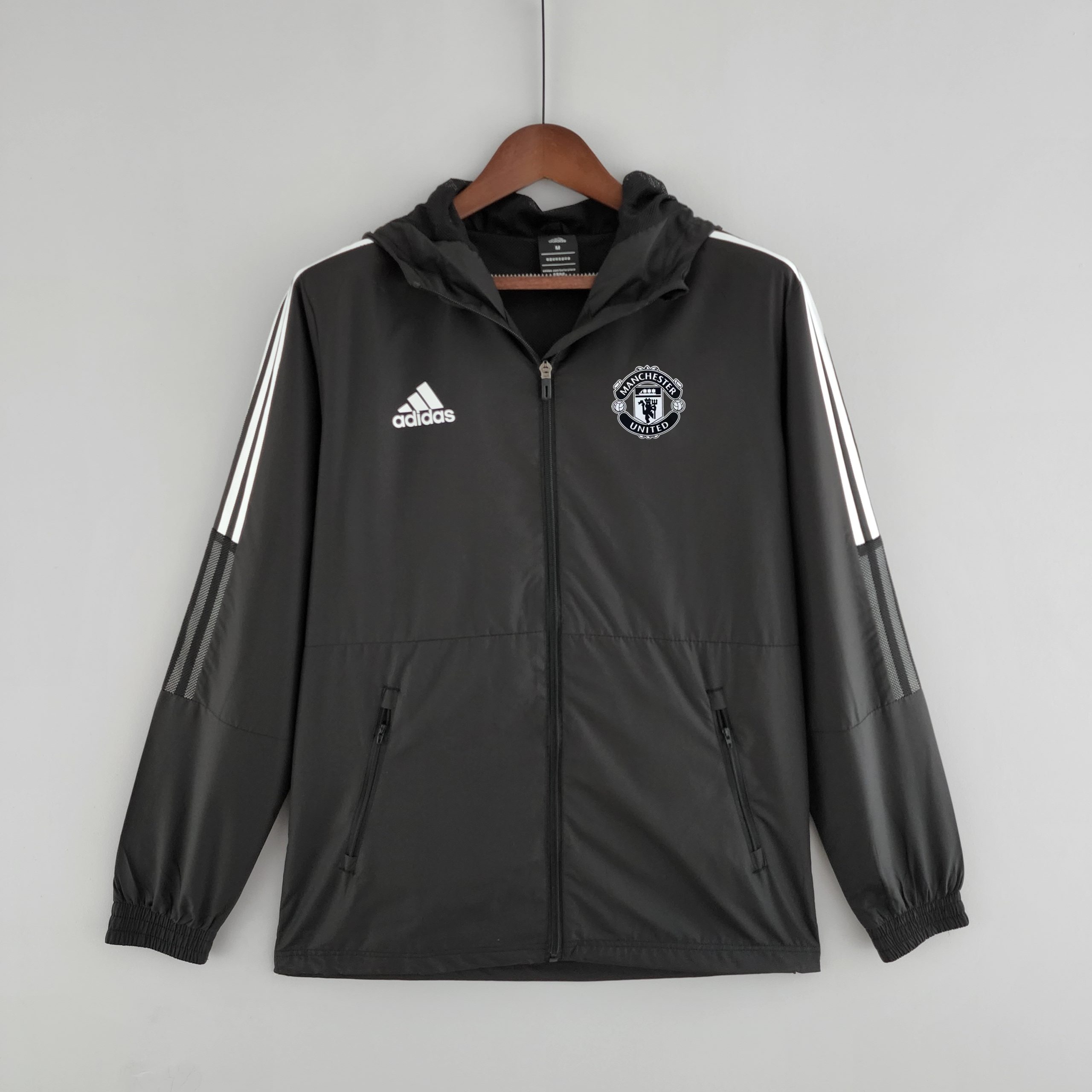 24/25 Manchester United black Windbreaker - Image 1