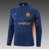 24/25 Marseille royal blue half zip tracksuit - Image 13