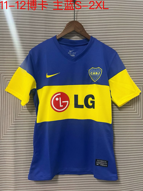 Retro 11-12 Boca Juniors home blue - Image 1