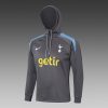 24/25 Tottenham dark gray half zip Hooded Jacket - Image 8