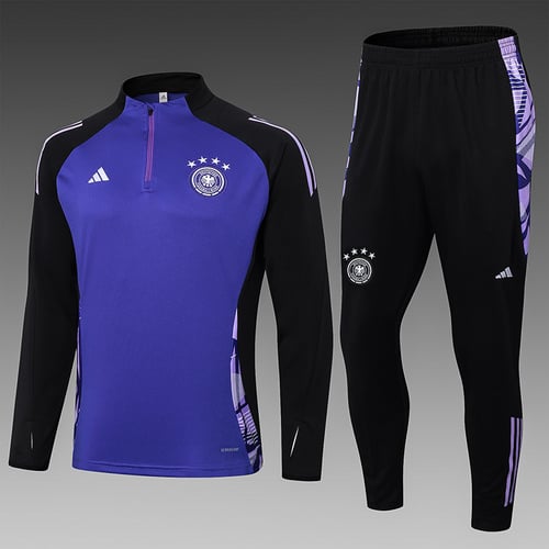 24/25 Germany purple half zip Tracksuit - Image 1