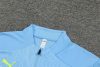 24/25 Manchester City Light Blue half zip Tracksuit Steel stamp - Image 9