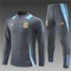 24/25 Argentina dark grey half zip Tracksuit