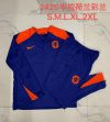 24/25 Netherlands color blue half zip Tracksuit