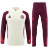 24/25 Bayern Munchen white half zip Tracksuit - Image 6