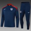 24/25 England royal blue half zip Tracksuit - Image 11