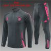 24/25 Germany dark grey kid half zip Tracksuit - Image 2