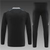 24/25 Italy half zip Tracksuit black - Image 9