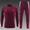 24/25 Bayern Munchen red half zip Tracksuit - Image 7