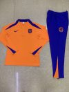 24/25 Netherlands orange half zip Tracksuit - Image 14