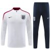 24/25 England White half zip Tracksuit - Image 4