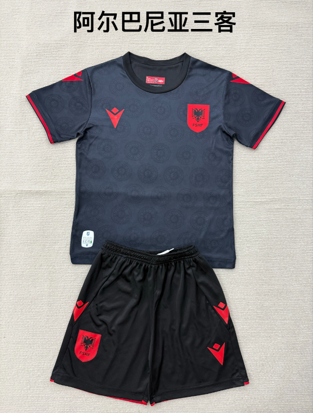Adults kits 26/27 Albania Three away - Image 1