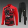 24/25 Ac Milan red half zip Tracksuit - Image 7