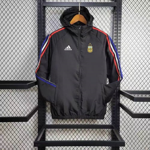 24/25 Argentina black windbreaker - Image 1