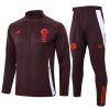 24/25 Bayern Munchen Red brown Jacket Sets - Image 9