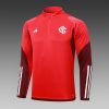 24/25 Brazil Internacional red half zip Tracksuit - Image 2