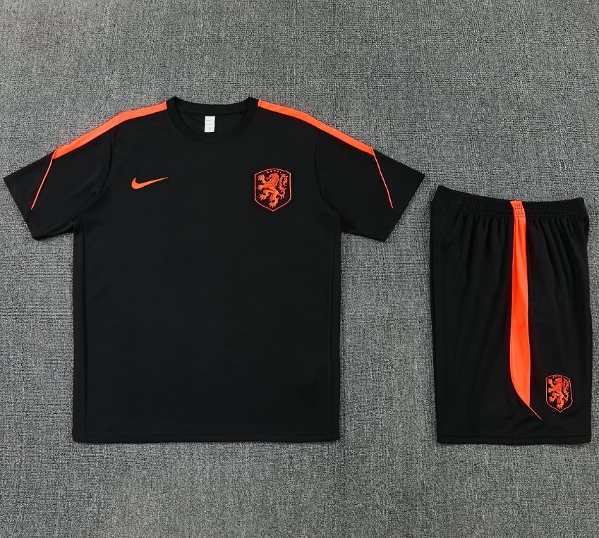 26/27 Netherlands black Adults Training Kits - Image 1