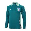 24/25 Italy half zip Tracksuit deep green - Image 10