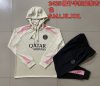 24/25 PSG Apricot half zip Hooded Jacket - Image 39