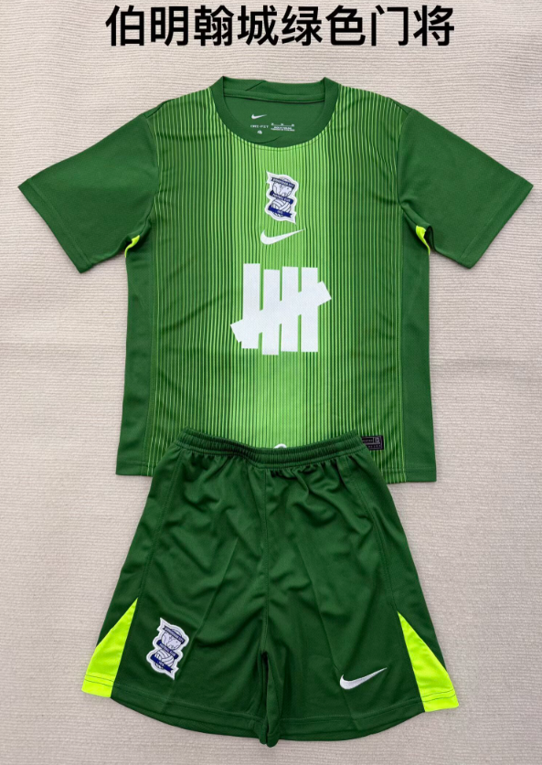 kids Kits 25/26 Birmingham green goalkeeper - Image 1