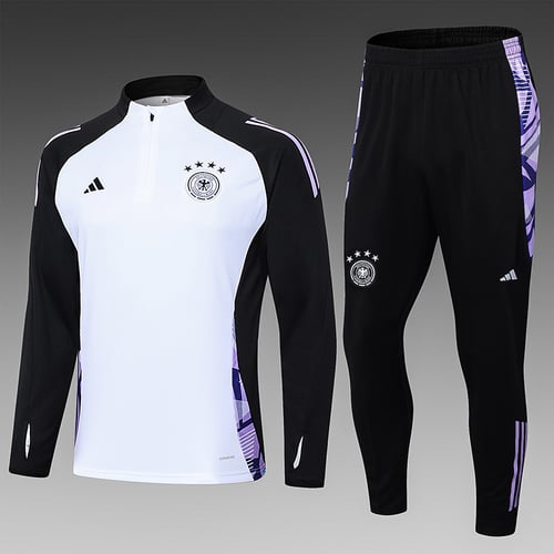 24/25 Germany white half zip Tracksuit - Image 1